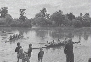 Negative - Bendigo Regatta 1954 - Rowing, Allan Doney, 1950 -1970