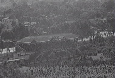 Negative - Queens Visit - Bendigo Queen Elizabeth Oval, Allan Doney, 1950 -1970