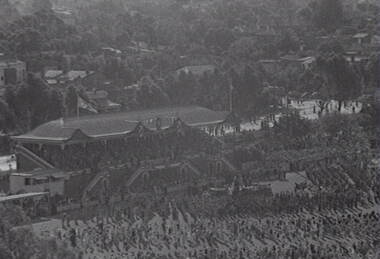 Negative - Queens Visit - Bendigo Queen Elizabeth Oval, Allan Doney, 1950 -1970