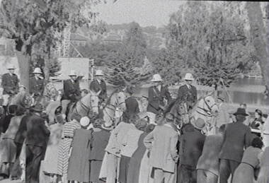 Negative - Queens Visit - Mounted Guards, Allan Doney, 1950 -1970