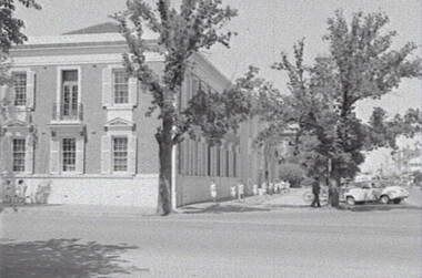 Negative - Hargreaves Street Bendigo - State Public Offices, Allan Doney, 1950 -1970