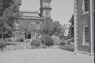 Negative - Town Hall - Gardens - State Public Offices, Allan Doney, 1950 -1970