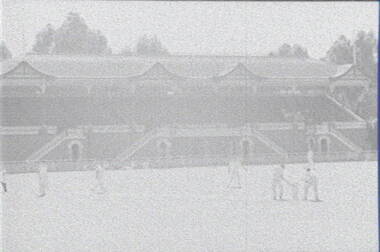 Negative - Bendigo Queen Elizabeth Oval - Cricket - Grandstand, Allan Doney, 1950 -1970
