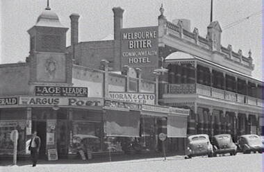 Negative - St Arnaud - Street - Commonwealth Hotel, Allan Doney, 1950 -1970