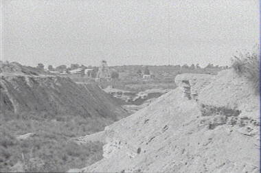 Negative - Happy Valley Bendigo Mining - Poppet Head, Allan Doney, 1950 -1970