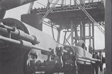 Negative - Happy Valley Bendigo Mining - Poppet Head - Machinery, Allan Doney, 1950 -1970