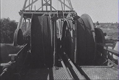Negative - Happy Valley Bendigo Mining - Machinery - Poppet Head, Allan Doney, 1950 -1970