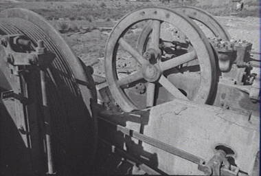 Negative - Happy Valley Bendigo Mining - Machinery - Poppet Head, Allan Doney, 1950 -1970