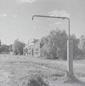 Negative - Tarnagulla - Building Ruins - Sign Post, Allan Doney, 1950 -1970