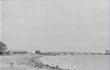 Negative - Anglesea - Lorne - Beach - Jetty - Buildings, Allan Doney, 1950 -1970