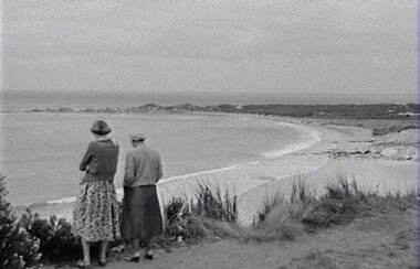 Negative - Queenscliffe - Beach - Sand Dunes - People, Allan Doney, 1950 -1970