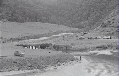 Negative - Sheep - River - Rocky Hills - Forest, Allan Doney, 1950 -1970