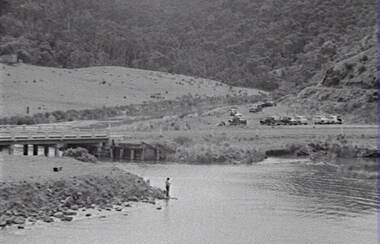 Negative - Sheep - River - Rocky Hills - Forest, Allan Doney, 1950 -1970
