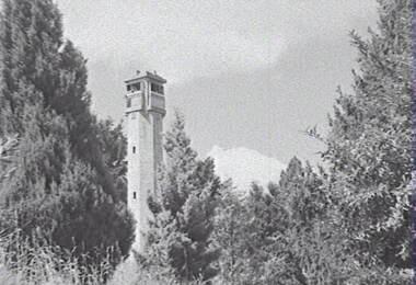 Negative - Fire Tower - Forest, Allan Doney, 1950 -1970