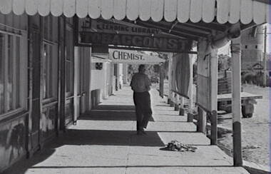 Negative - Country Town - Street - Businesses - Water Tower, Allan Doney, 1950 -1970