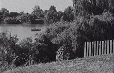 Negative - River - Trees - Boat, Allan Doney, 1950 -1970