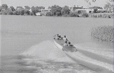 Negative - Country Town - River - Boat, Allan Doney, 1950 -1970