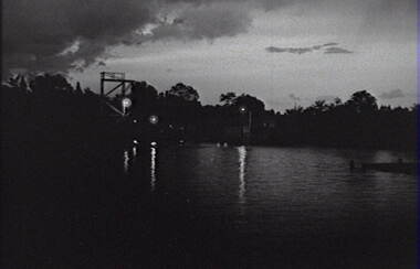 Negative - River - Diving Tower - Jetty - Night, Allan Doney, 1950 -1970