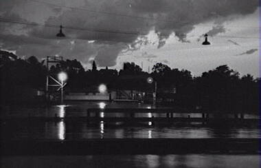 Negative - River - Diving Tower - Jetty - Night, Allan Doney, 1950 -1970