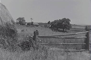 Negative - Glenlyon - Farm - Gate - Hay Stack - Windmill, Allan Doney, 1950 -1970