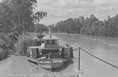 Negative - Echuca - Wharf - Paddle Steamers, Allan Doney, 1950 -1970