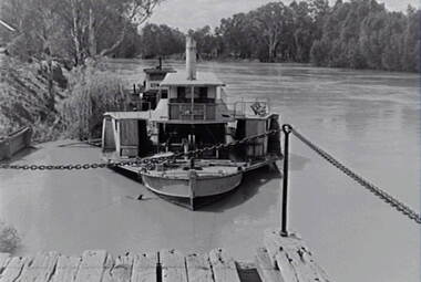 Negative - Echuca - Wharf - Paddle Steamers, Allan Doney, 1950 -1970
