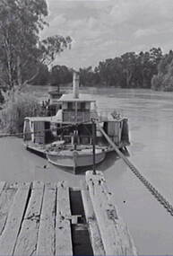 Negative - Echuca - Wharf - Paddle Steamers, Allan Doney, 1950 -1970