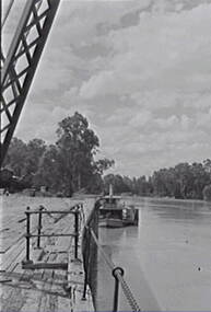 Negative - Echuca - Wharf - Paddle Steamer, Allan Doney, 1950 -1970