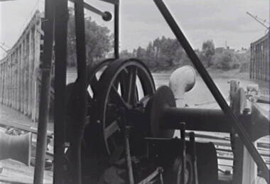 Negative - Echuca - Wharf - Paddle Steamer, Allan Doney, 1950 -1970