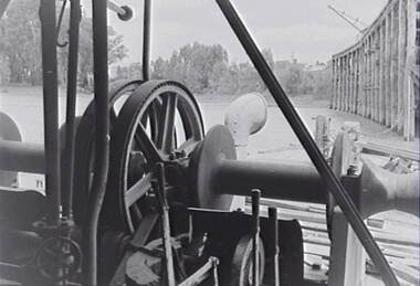Negative - Echuca - Wharf - Paddle Steamer, Allan Doney, 1950 -1970