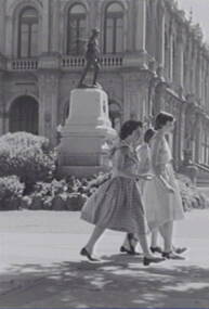Negative - Soldiers Statue - Post Office - Bendigo, Allan Doney, 1950 -1970