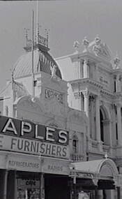 Negative - Maples - Bendigo Arcade - National Bank, Allan Doney, 1950 -1970