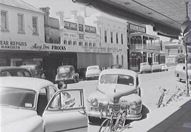 Negative - St Arnaud - Businesses - Royal Hotel - Mary Vine Frocks, Allan Doney, 1950 -1970