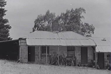 Negative - Boort - Stone Cottage, Allan Doney, 1950 -1970
