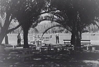Negative - Boort - Park - Picnic Area - Lake, Allan Doney, 1950 -1970
