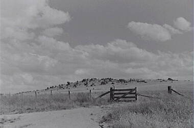 Negative - Tooborac - Rural Scene - Hills - Farm Gate, Allan Doney, 1950 -1970