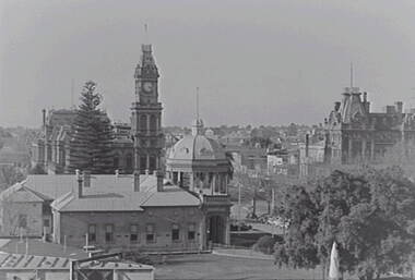 Negative - RSL - Post Office - Shamrock Hotel Bendigo, Allan Doney, 1950 -1970