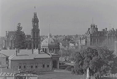 Negative - RSL - Post Office - Shamrock Hotel Bendigo, Allan Doney, 1950 -1970
