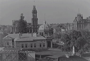 Negative - RSL - Post Office - Shamrock Hotel Bendigo, Allan Doney, 1950 -1970