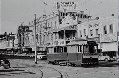 Negative - Pall Mall Bendigo - Beehive - Tram, Allan Doney, 1950 -1970