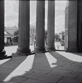 Negative - Masonic Hall - Columns - View Street Bendigo, Allan Doney, 1950 -1970