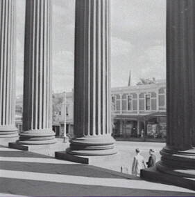 Negative - Masonic Hall - Columns - View Street Bendigo, Allan Doney, 1950 -1970