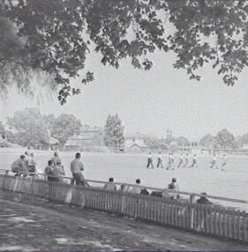 Negative - Upper Reserve Bendigo - Marching - Soldiers, Allan Doney, 1950 -1970