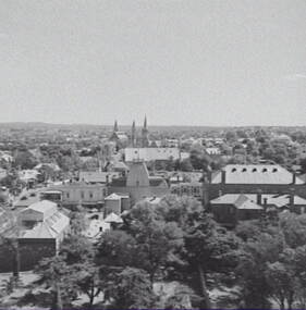 Negative - Bendigo Urban Scene - View Street Bendigo, Allan Doney, 1950 -1970