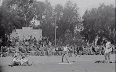 Negative - Olympics 1954 - Bendigo - Athletics - Shot Put, Allan Doney, 1950 -1970