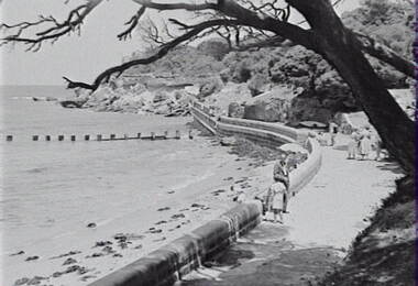 Negative - Port Nepean - Beach, Allan Doney, 1950 -1970