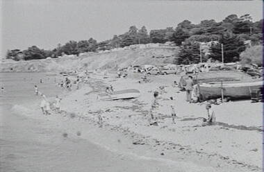 Negative - Port Arlington - Beach - Boats, Allan Doney, 1950 -1970