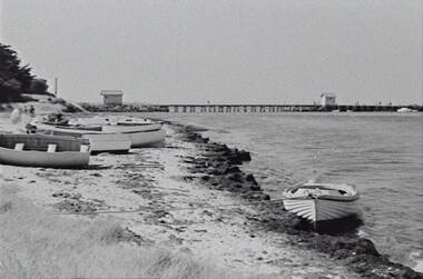 Negative - St Leonard’s - Beach - Boats - Wharf, Allan Doney, 1950 -1970