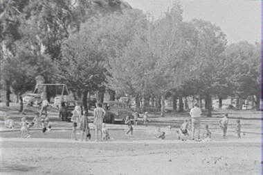 Negative - Park - Swimming - Bendigo Baths, Allan Doney, 1950 -1970
