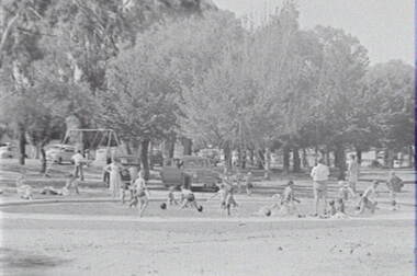 Negative - Park - Swimming - Bendigo Baths, Allan Doney, 1950 -1970
